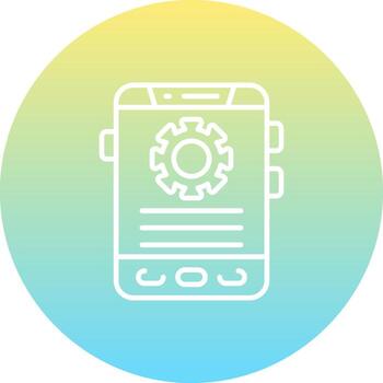 App Deployment Streamlined Visual Branding Symbol vector