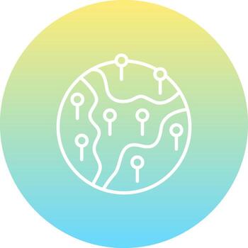 Emerging Markets Distinctive Web Graphic Element vector