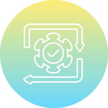 ágil alto calidad símbolo vector