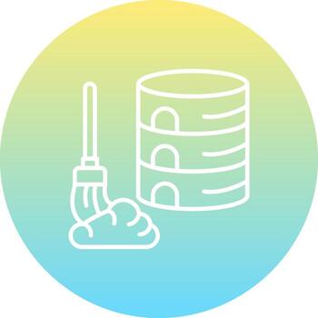 Data Cleansing Unique Minimal Graphic Shape vector