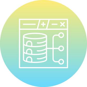 datos modelado compacto usuario experiencia símbolo vector