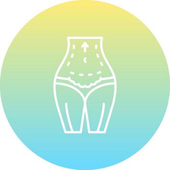 Abdominoplasty Optimized User Experience Asset vector