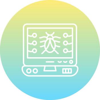 Bug Abstract Digital Art Object vector