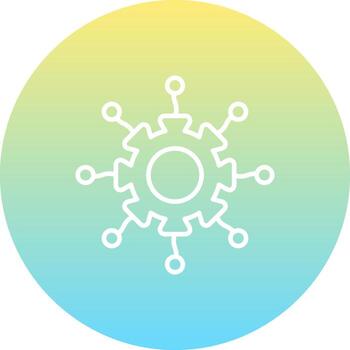 Networking Consistent Modern Design Symbol vector