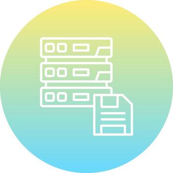 salvar datos núcleo digital gráfico elemento vector