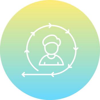 Continuity Clear Web Design Symbol vector