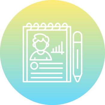 Planning Streamlined Visual Branding Symbol vector