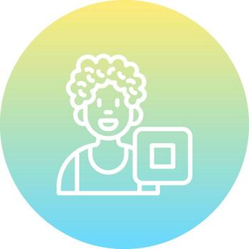 User Stop Consistent UI Element vector