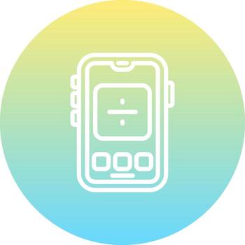 Mobile Divide Custom User Interface Layout vector