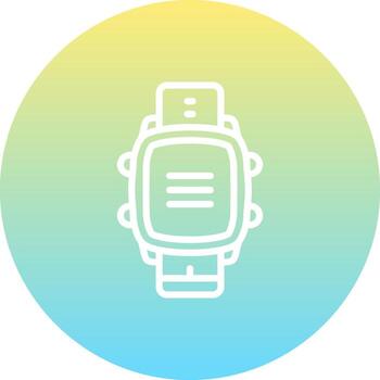 Smart Watch Menu Consistent Modern Design Symbol vector