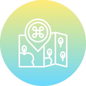 Location Command Distinctive Branding Visual Symbol vector