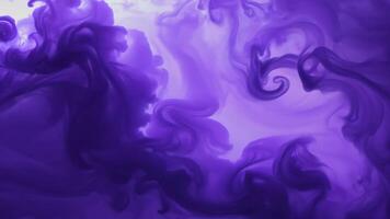 viola Fumo turbinii e miscele insieme la creazione di astratto modelli a vario velocità video