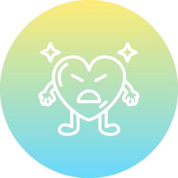 Persevering Heart Balanced User Interface Element vector