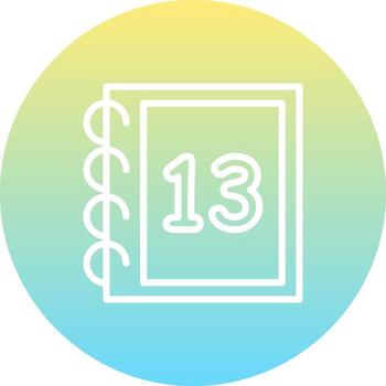 Math Thirteen Sharp Digital Graphic Layout vector