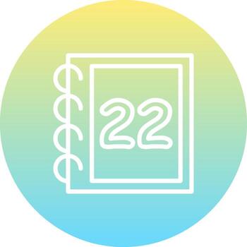 Math Twenty Two Distinctive Creative Design Layout vector