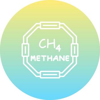 Methane Innovative User Interface Shape vector