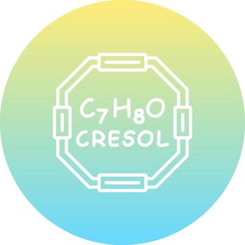 Cresol Fluid Abstract Shape vector