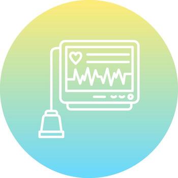 Echocardiogram Versatile User Experience Shape vector