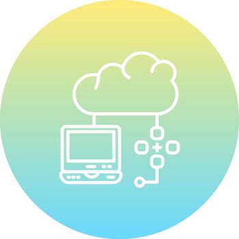 nube informática red creativo diseño elemento vector