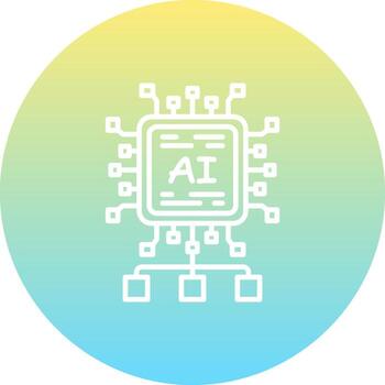 AI Algorithm Fluid Mobile UI Design vector