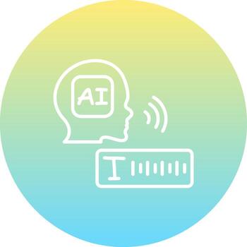 Speech to Text Core Digital Graphic Element vector