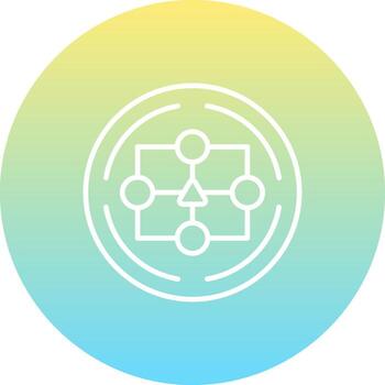 Algorithm Abstract Digital Art Object vector