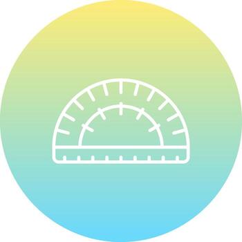 Protractor Geometric User Interface Symbol vector