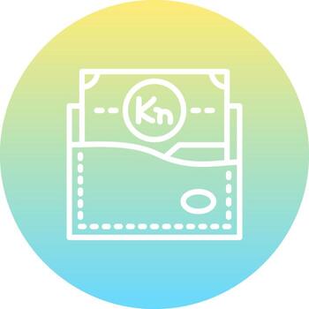 Croatia Wallet Sharp Creative Design Object vector