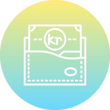 Islandia billetera elegante móvil aplicación característica vector