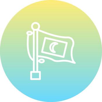 Flag Maldives Custom User Interface Layout vector