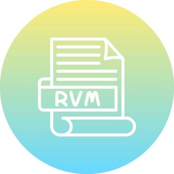 RVM Streamlined Digital Design Layout vector