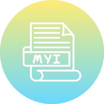 mi yo adaptado web gráfico forma vector