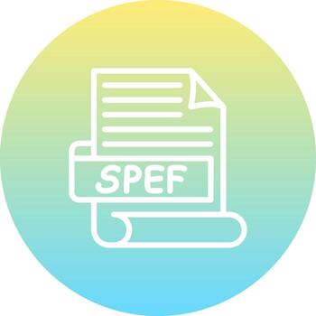 SPEF Structured Graphic Layout vector