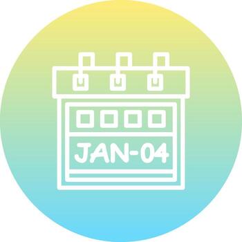 Fourth January Consistent UI Element vector