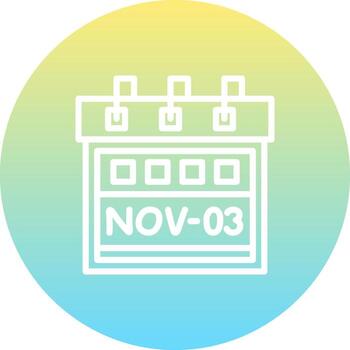 Third November Sharp Creative Design Object vector