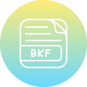 BKF File Consistent Product Graphic Symbol vector