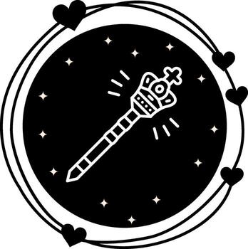 Royal Monarchy Scepter Innovative Branding Design Element vector