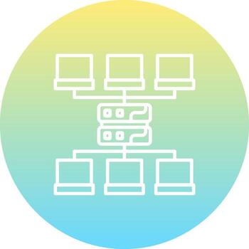 Local Network Clear User Interface Graphic vector