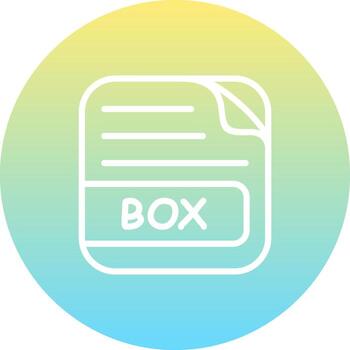 BOX File Optimized Mobile Graphic Element vector