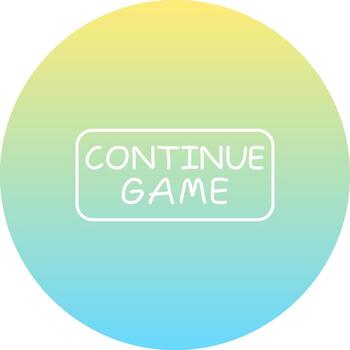 Seguir juego Delgado botón fluido Arte formar vector