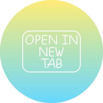 Open in New Tab Slim Button Abstract Digital Art Object vector