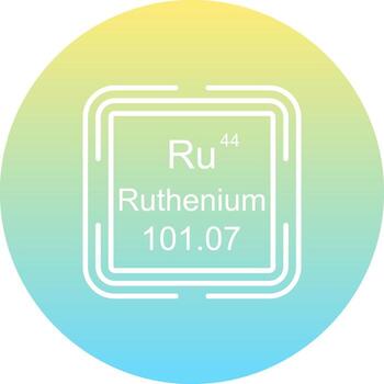 rutenio cuadrado creativo web gráfico objeto vector