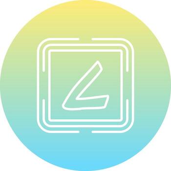 urdu Siete distintivo web gráfico elemento vector