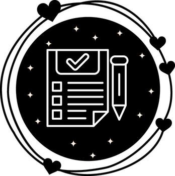 Document Checked High Resolution Design Object vector