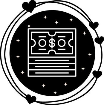 Money Notes Streamlined Digital Design Object vector