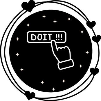 Do It Streamlined Flat Design Feature vector