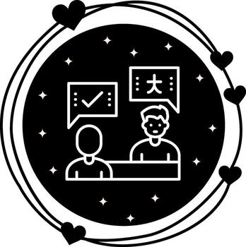 entrevista personalizado usuario interfaz diseño vector