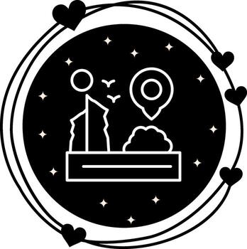 Location Creative Web Interface Graphic vector