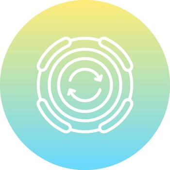 Recycle Elegant Visual Design Object vector