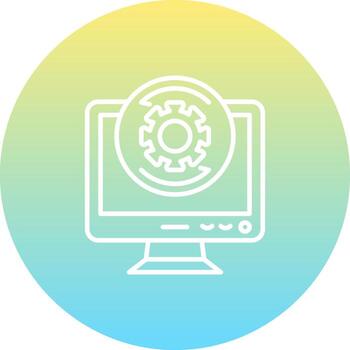 software actualizar estilizado creativo diseño forma vector